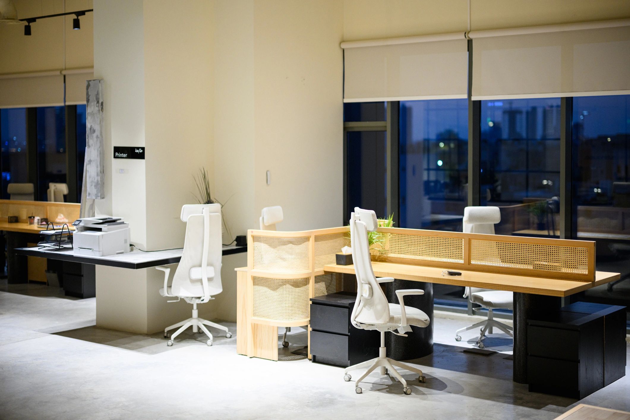 Contemporary office workspace in Riyadh